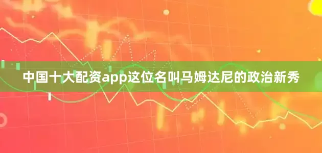 中国十大配资app这位名叫马姆达尼的政治新秀